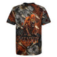 Menhit Egyptian Rugby Jersey Warrior Goddess Fiery Lion Eye Arrows and Blood Battle