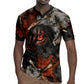 Menhit Egyptian Rugby Jersey Warrior Goddess Fiery Lion Eye Arrows and Blood Battle