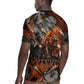 Menhit Egyptian Rugby Jersey Warrior Goddess Fiery Lion Eye Arrows and Blood Battle