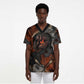 Menhit Egyptian Scrub Top Warrior Goddess Fiery Lion Eye Arrows and Blood Battle