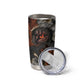 Menhit Egyptian Tumbler Cup Warrior Goddess Fiery Lion Eye Arrows and Blood Battle