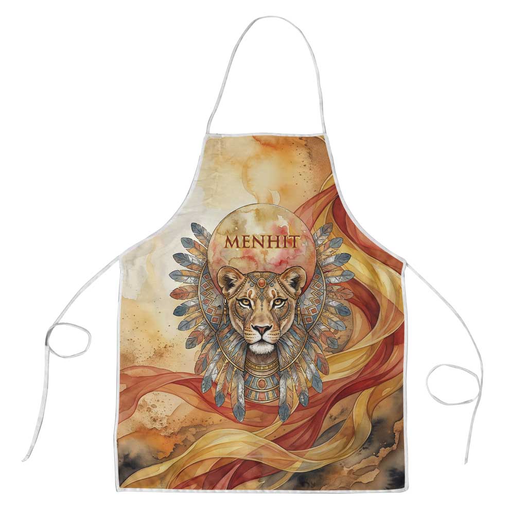 Menhit Apron Lioness Warrior Goddess Uraeus Serpent Fire and Feathers Ancient Egyptian
