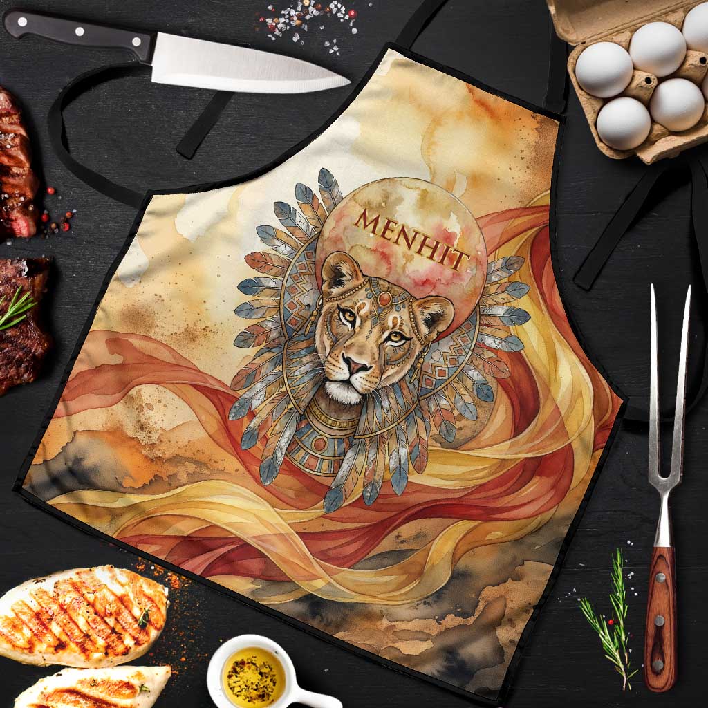 Menhit Apron Lioness Warrior Goddess Uraeus Serpent Fire and Feathers Ancient Egyptian