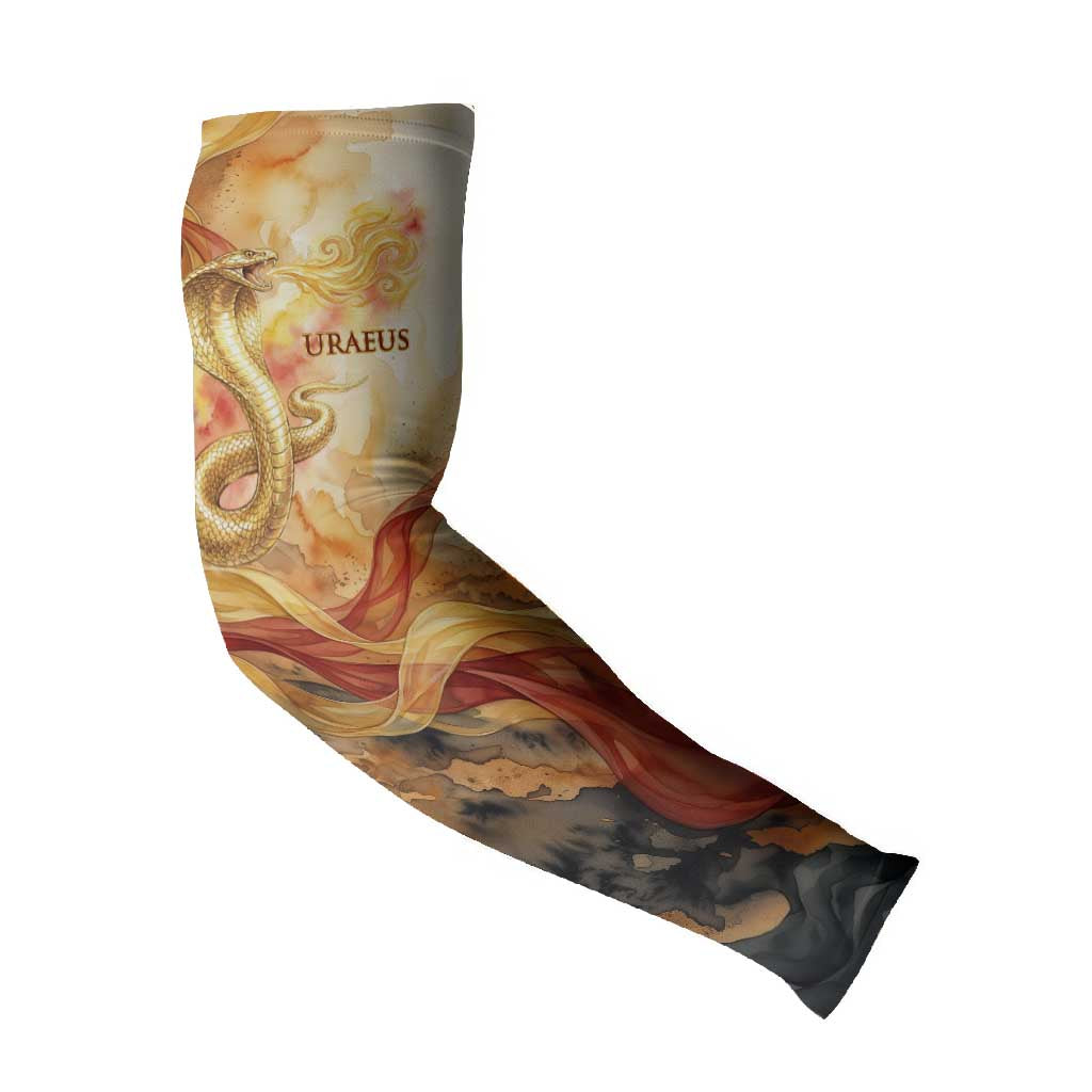 Menhit Arm Sleeves Lioness Warrior Goddess Uraeus Serpent Fire and Feathers Ancient Egyptian