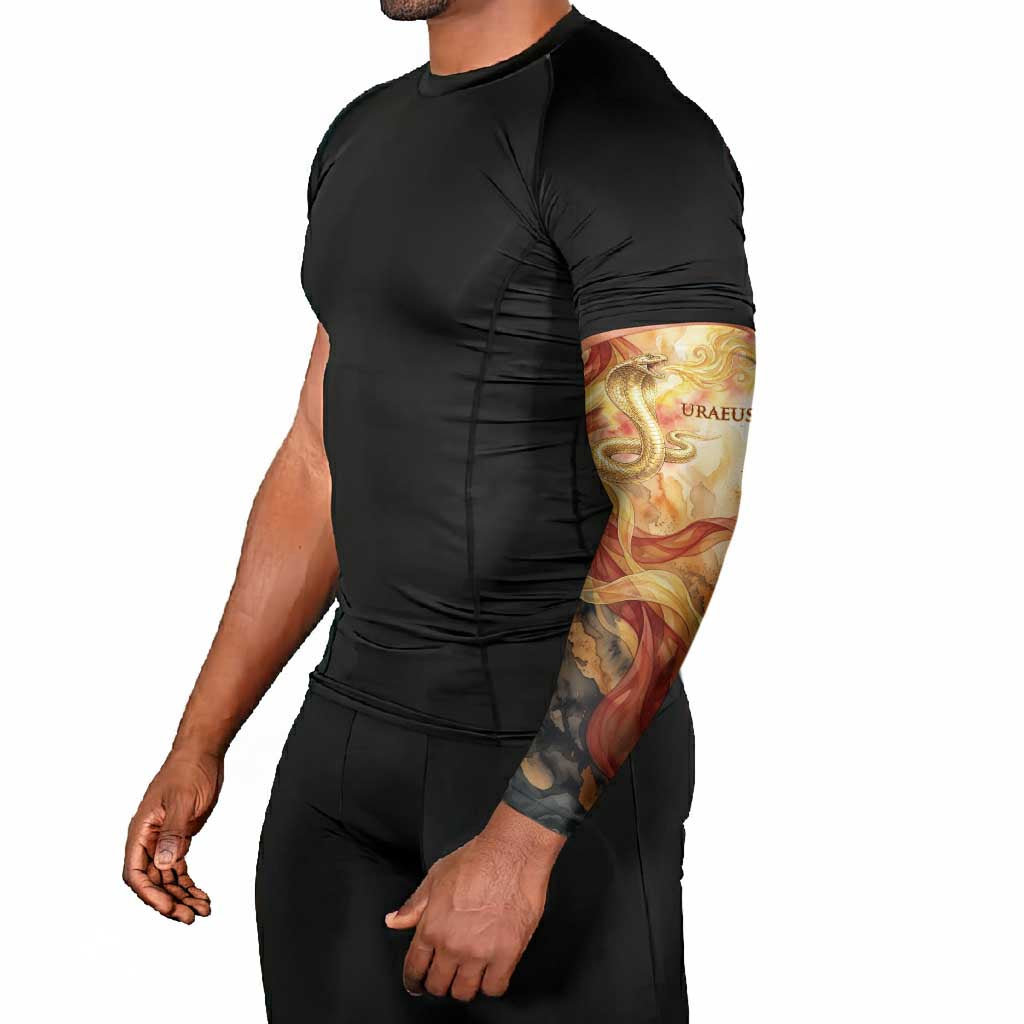 Menhit Arm Sleeves Lioness Warrior Goddess Uraeus Serpent Fire and Feathers Ancient Egyptian