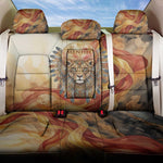 Menhit Back Car Seat Cover Lioness Warrior Goddess Uraeus Serpent Fire and Feathers Ancient Egyptian