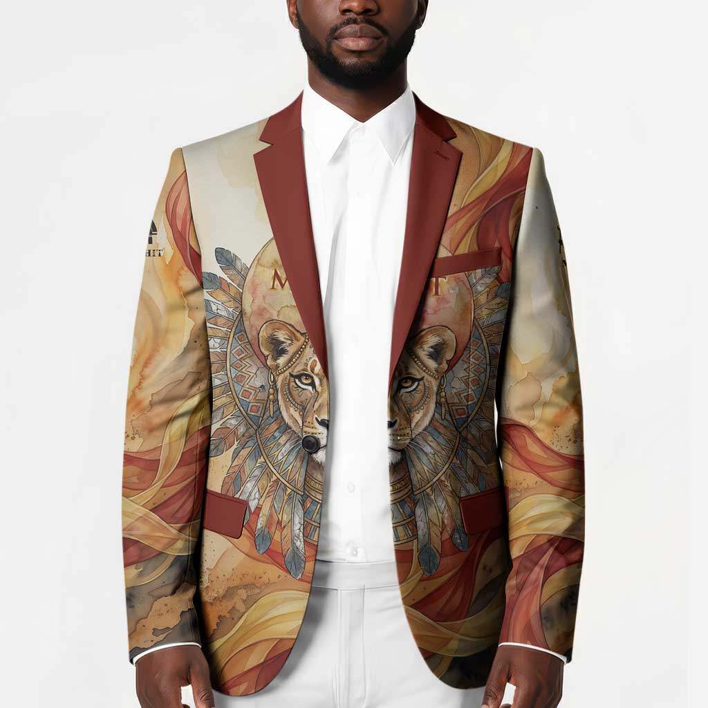 Menhit Blazer Lioness Warrior Goddess Uraeus Serpent Fire and Feathers Ancient Egyptian