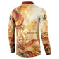 Menhit Button Sweatshirt Lioness Warrior Goddess Uraeus Serpent Fire and Feathers Ancient Egyptian