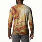 Menhit Button Sweatshirt Lioness Warrior Goddess Uraeus Serpent Fire and Feathers Ancient Egyptian