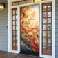 Menhit Door Cover Lioness Warrior Goddess Uraeus Serpent Fire and Feathers Ancient Egyptian