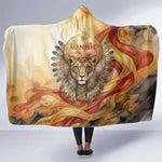 Menhit Hooded Blanket Lioness Warrior Goddess Uraeus Serpent Fire and Feathers Ancient Egyptian