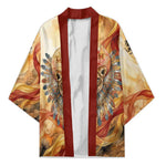 Menhit Kimono Lioness Warrior Goddess Uraeus Serpent Fire and Feathers Ancient Egyptian