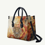 Menhit Leather Bag Lioness Warrior Goddess Uraeus Serpent Fire and Feathers Ancient Egyptian