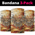 Menhit Neck Gaiter Lioness Warrior Goddess Uraeus Serpent Fire and Feathers Ancient Egyptian