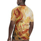 Menhit Rugby Jersey Lioness Warrior Goddess Uraeus Serpent Fire and Feathers Ancient Egyptian