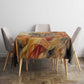 Menhit Tablecloth Lioness Warrior Goddess Uraeus Serpent Fire and Feathers Ancient Egyptian