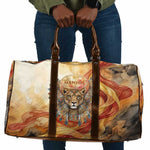Menhit Travel Bag Lioness Warrior Goddess Uraeus Serpent Fire and Feathers Ancient Egyptian