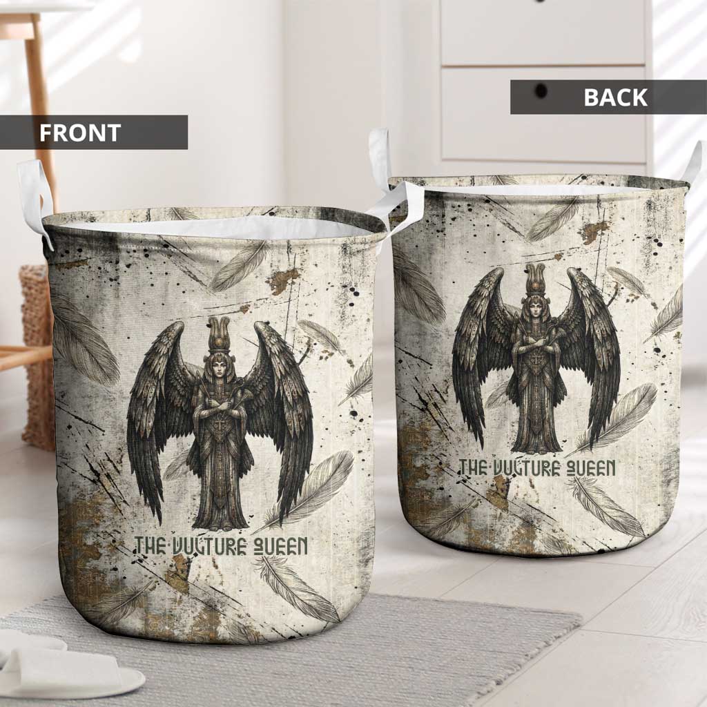 Mut Laundry Basket Vulture Queen Egyptian Mother Goddess Wings Feathers