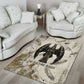 Mut Area Rug Vulture Queen Egyptian Mother Goddess Wings Feathers