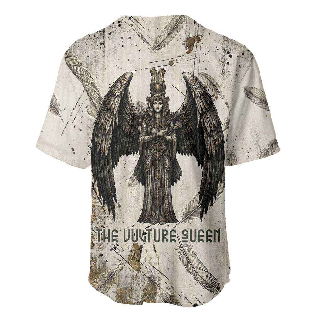 Mut Baseball Jersey Vulture Queen Egyptian Mother Goddess Wings Feathers