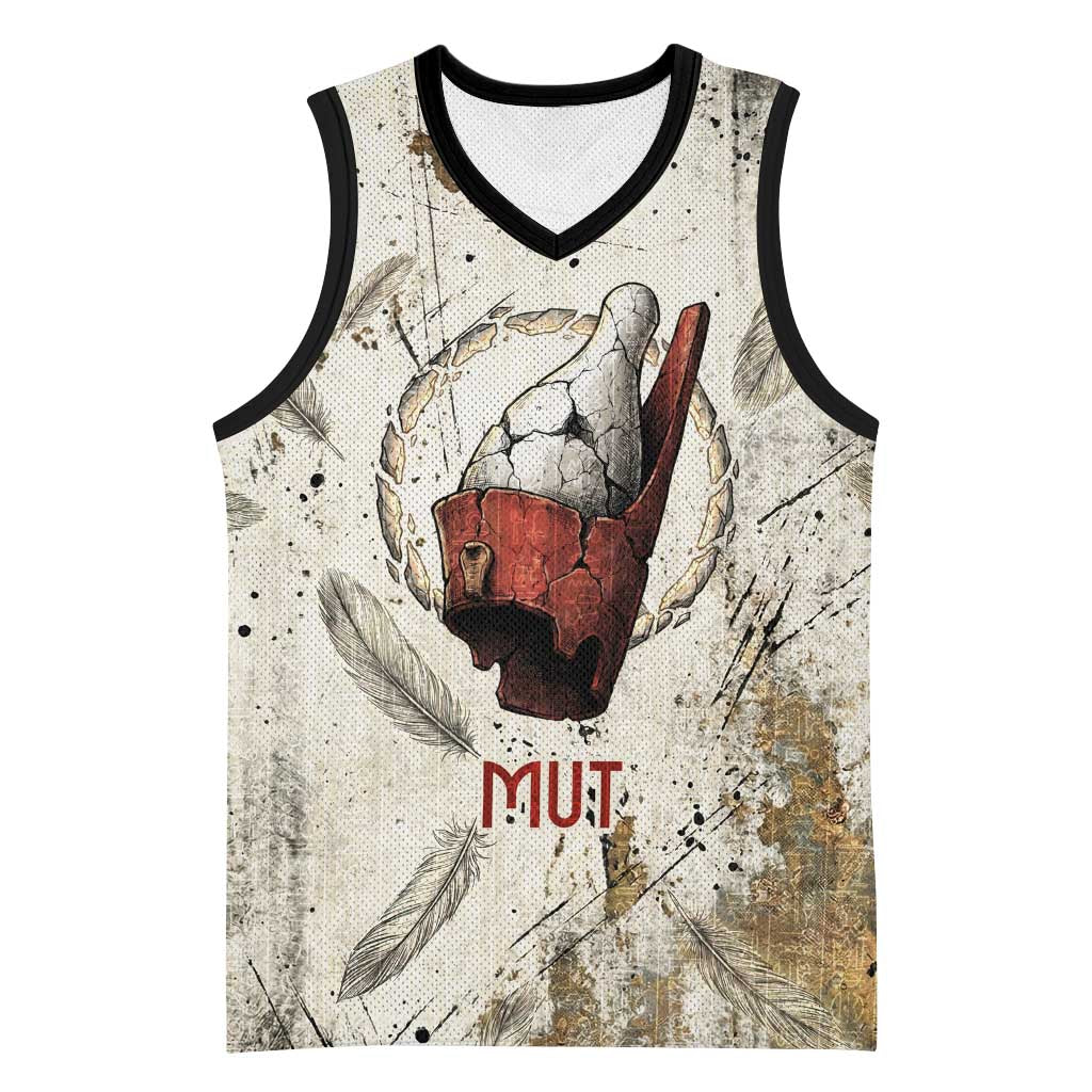 Mut Basketball Jersey Vulture Queen Egyptian Mother Goddess Wings Feathers