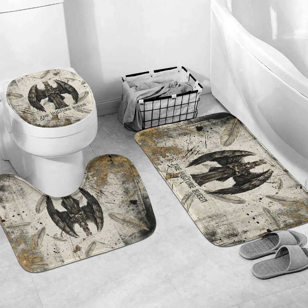 Mut Bathroom Set Vulture Queen Egyptian Mother Goddess Wings Feathers