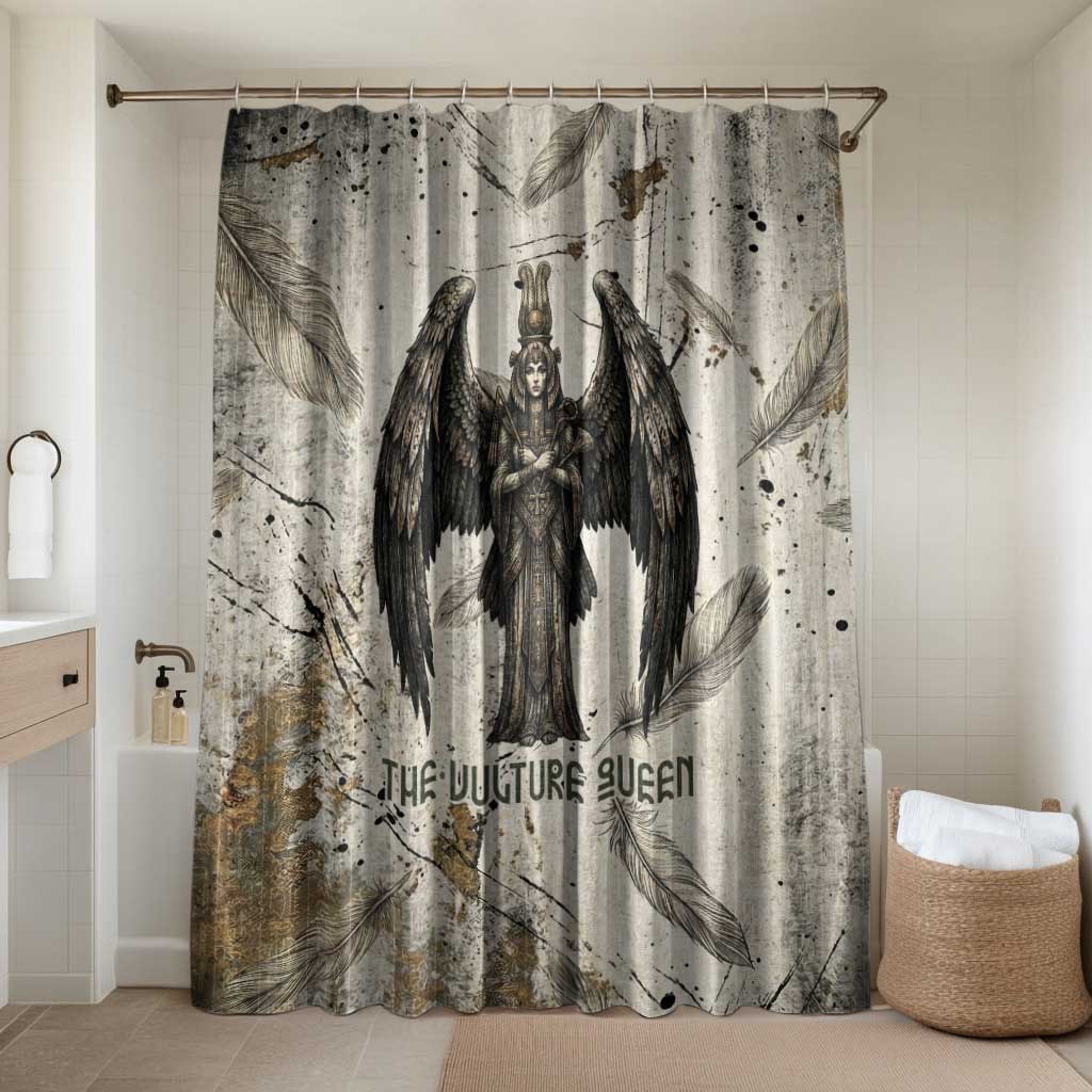 Mut Bathroom Set Vulture Queen Egyptian Mother Goddess Wings Feathers