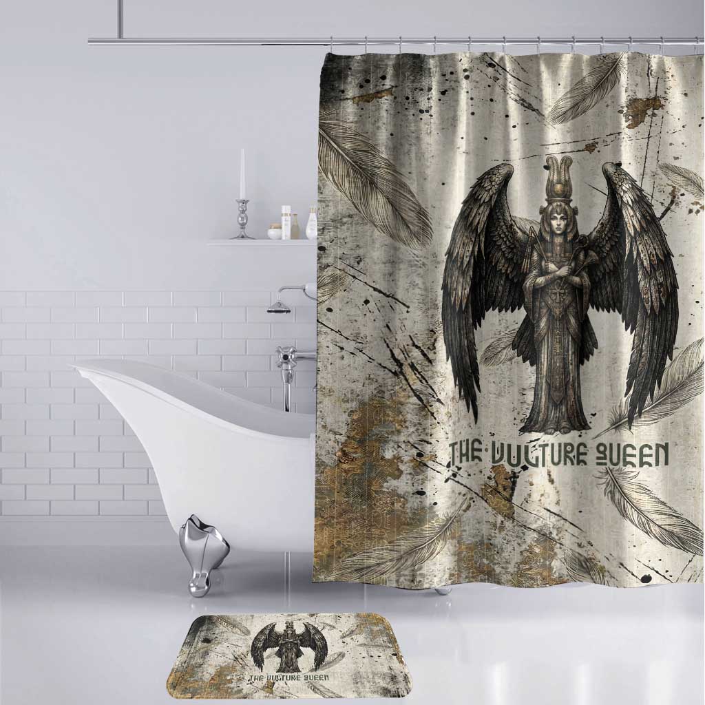 Mut Bathroom Set Vulture Queen Egyptian Mother Goddess Wings Feathers