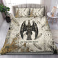 Mut Bedding Set Vulture Queen Egyptian Mother Goddess Wings Feathers