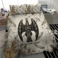 Mut Bedding Set Vulture Queen Egyptian Mother Goddess Wings Feathers