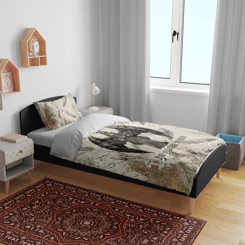 Mut Bedding Set Vulture Queen Egyptian Mother Goddess Wings Feathers