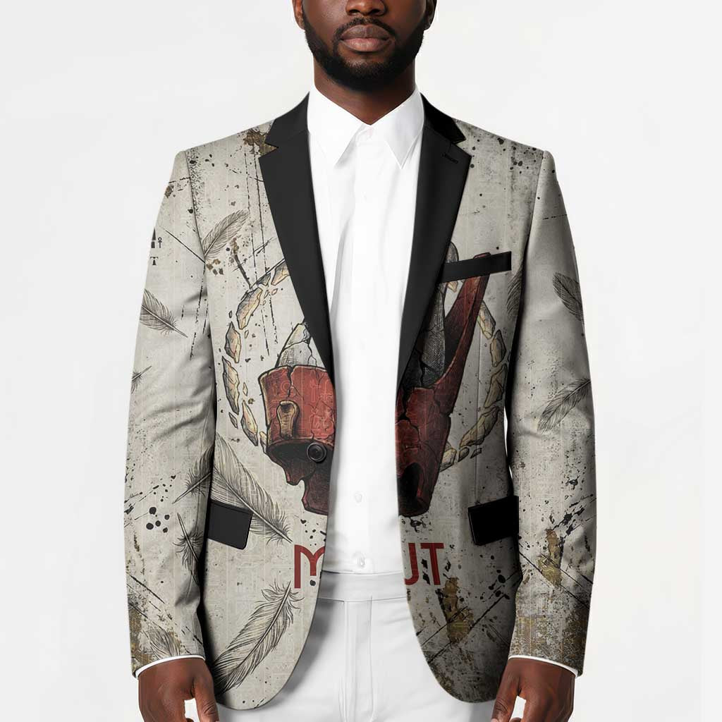 Mut Blazer Vulture Queen Egyptian Mother Goddess Wings Feathers