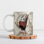 Mut Ceramic Mug Vulture Queen Egyptian Mother Goddess Wings Feathers
