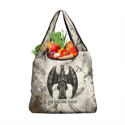 Mut Grocery Bag Vulture Queen Egyptian Mother Goddess Wings Feathers