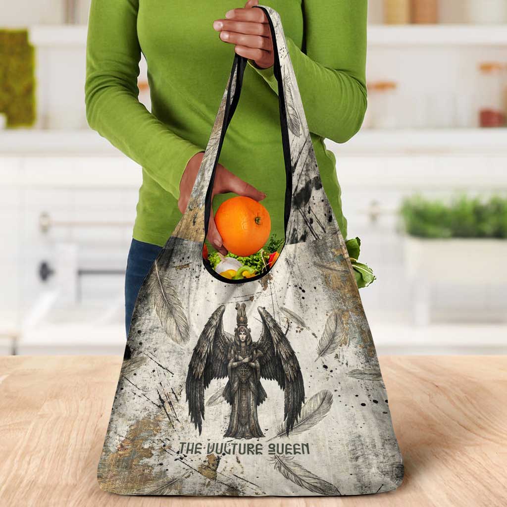 Mut Grocery Bag Vulture Queen Egyptian Mother Goddess Wings Feathers