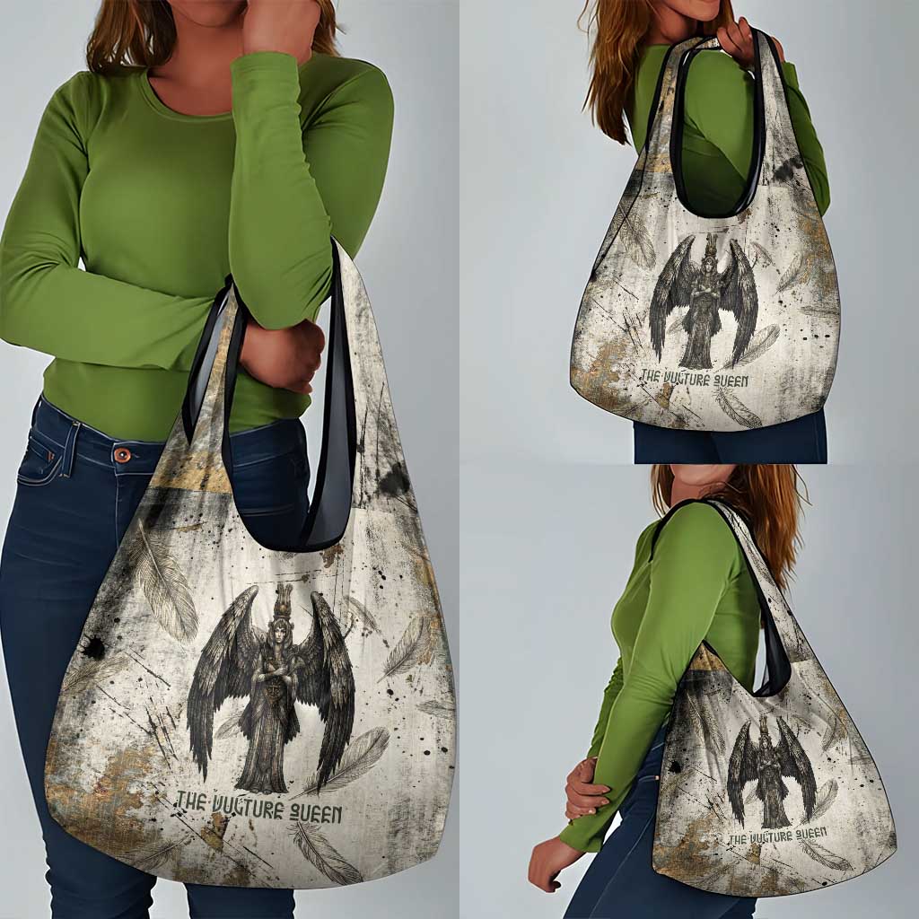 Mut Grocery Bag Vulture Queen Egyptian Mother Goddess Wings Feathers