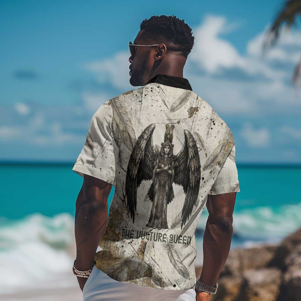 Mut Hawaiian Shirt Vulture Queen Egyptian Mother Goddess Wings Feathers