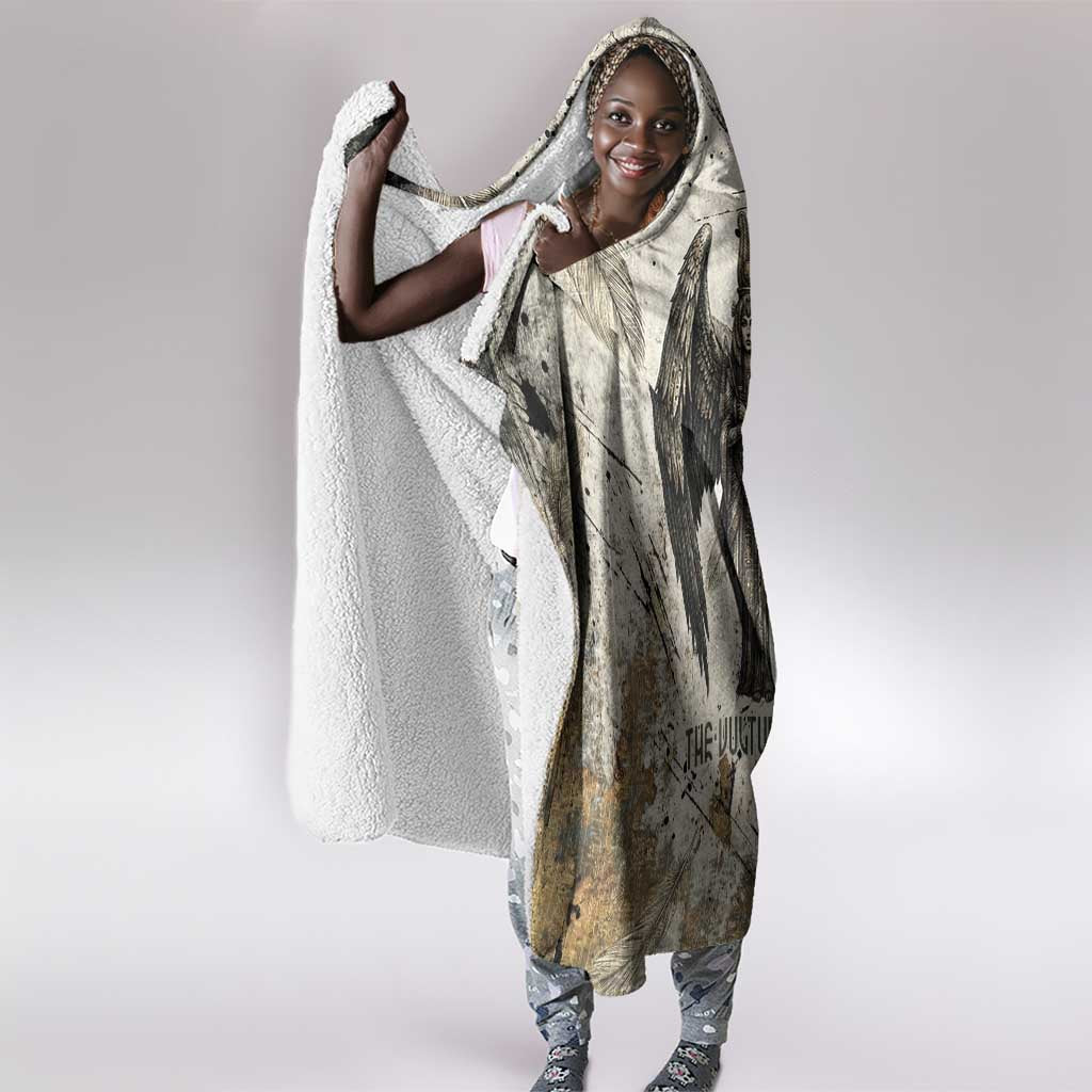 Mut Hooded Blanket Vulture Queen Egyptian Mother Goddess Wings Feathers