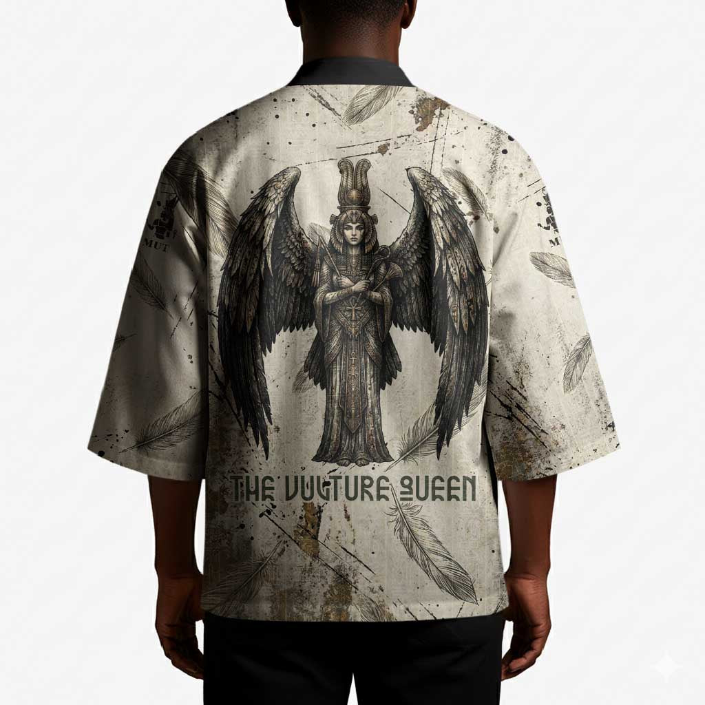 Mut Kimono Vulture Queen Egyptian Mother Goddess Wings Feathers