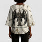 Mut Kimono Sleeve Blouse Vulture Queen Egyptian Mother Goddess Wings Feathers