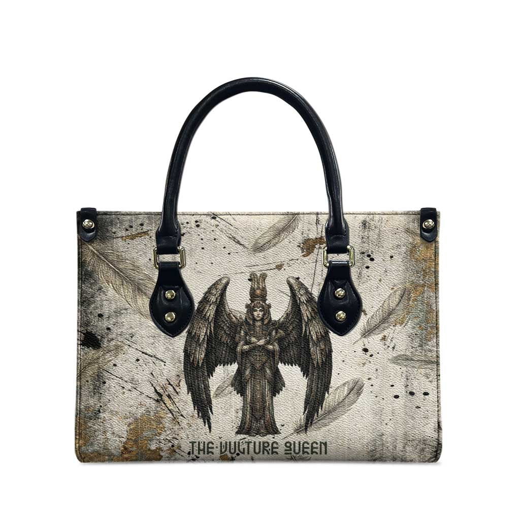 Mut Leather Bag Vulture Queen Egyptian Mother Goddess Wings Feathers