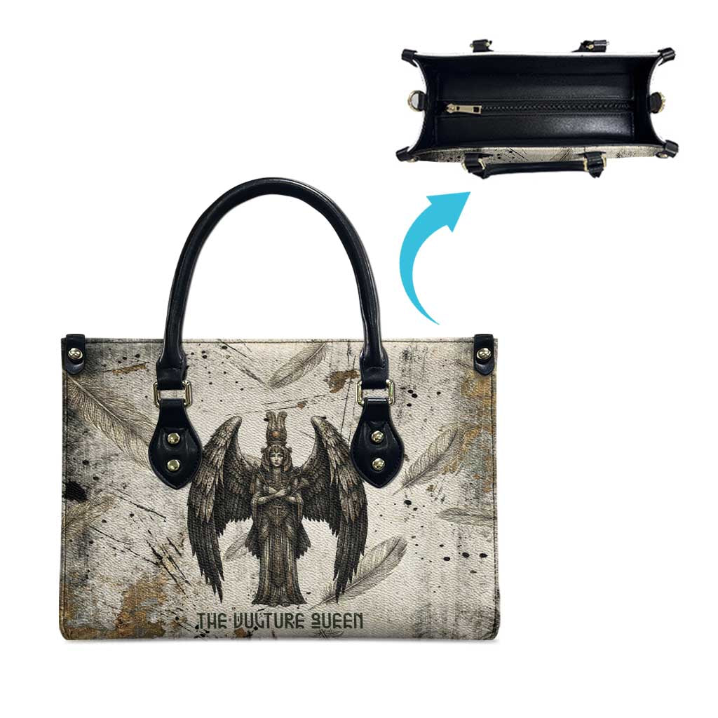 Mut Leather Bag Vulture Queen Egyptian Mother Goddess Wings Feathers