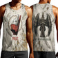 Mut Men Tank Top Vulture Queen Egyptian Mother Goddess Wings Feathers