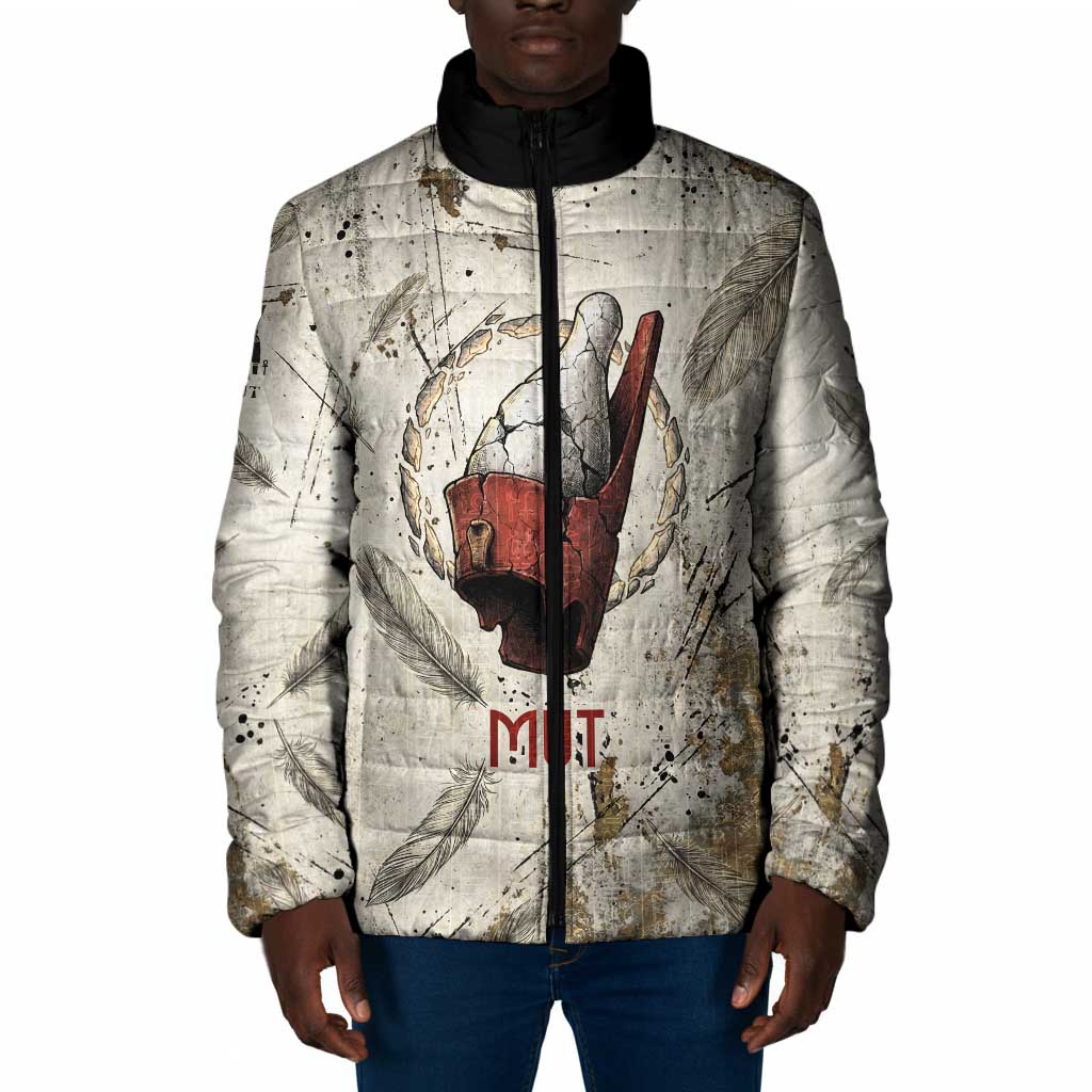 Mut Padded Jacket Vulture Queen Egyptian Mother Goddess Wings Feathers