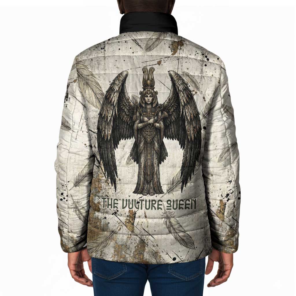Mut Padded Jacket Vulture Queen Egyptian Mother Goddess Wings Feathers