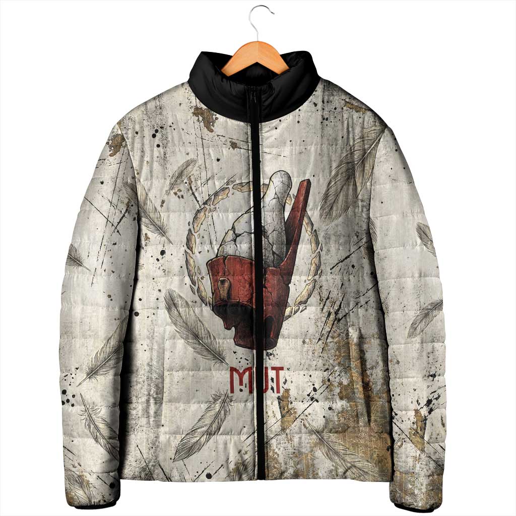 Mut Padded Jacket Vulture Queen Egyptian Mother Goddess Wings Feathers