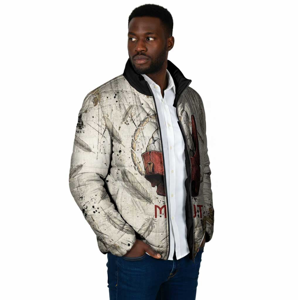 Mut Padded Jacket Vulture Queen Egyptian Mother Goddess Wings Feathers