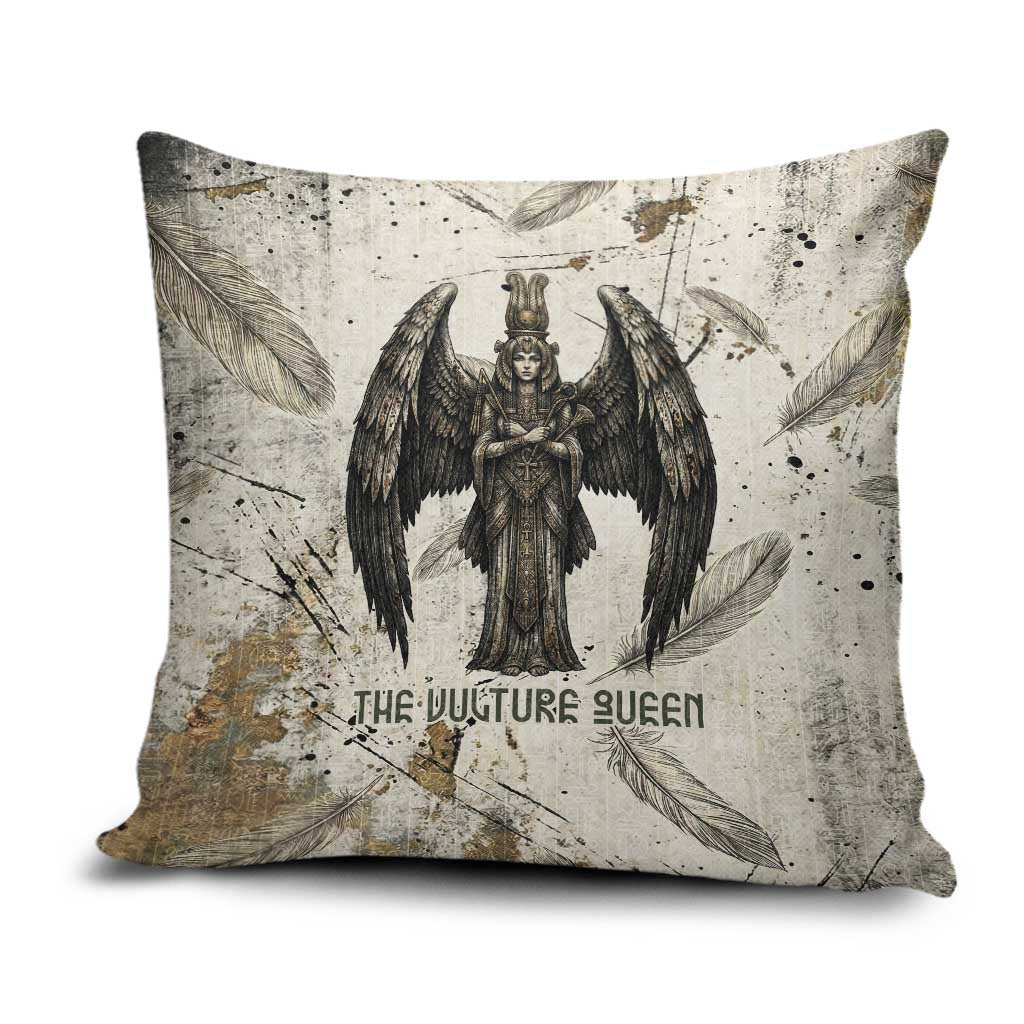 Mut Pillow Cover Vulture Queen Egyptian Mother Goddess Wings Feathers