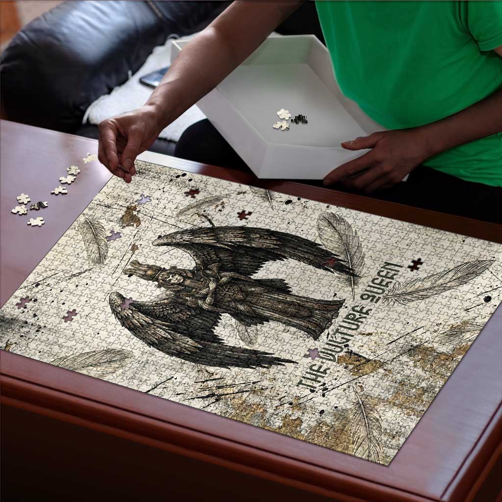 Mut Puzzle Vulture Queen Egyptian Mother Goddess Wings Feathers