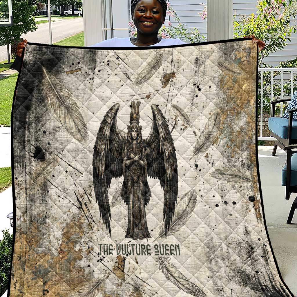 Mut Quilt Vulture Queen Egyptian Mother Goddess Wings Feathers